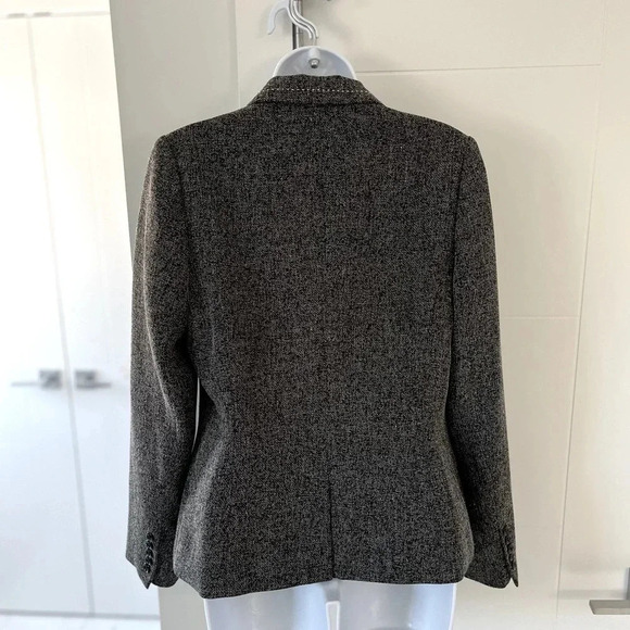 Simply Manakin/ Grey & black peppered/ Buttoned/  Blazer/ Size US 8 - Picture 4 of 16